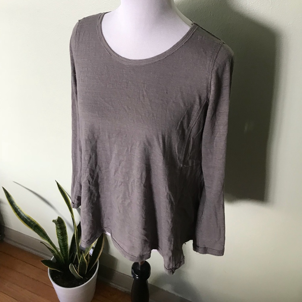 Anthropologie Flirty Long Sleeve Top